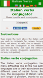 Mobile Screenshot of italian-verbs.com